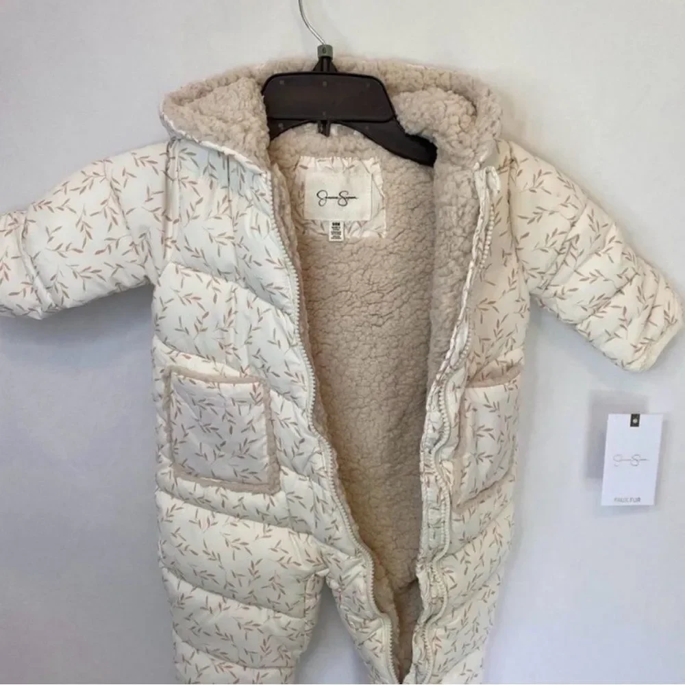 Jessica Simpson Hooded Jumpsuit Size 6/9M